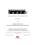 SS16.4 Manual - Oakwood Broadcast