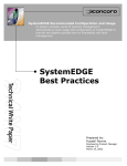 SystemEDGE Best Practices