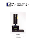 CR-1A User`s Manual - Buck Research Instruments LLC