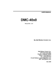 DMC-40x0 User Manual