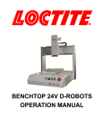 benchtop 24v d-robots operation manual