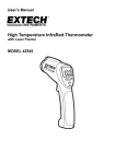 High Temperature InfraRed Thermometer