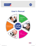 the user`s manual