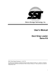 User`s Manual Boot Strap Loader Demo Kit