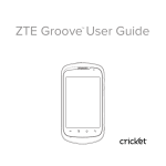 ZTE Groove User Guide