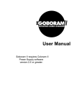 Goboram II User Manual