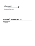 Pinnacle Version 4.0.20