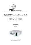 Digital CATV Head End Modular Bank