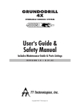 Grundodrill 4x Manual - TT Technologies, Inc.