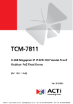 ACTi TCM-7811 Manual