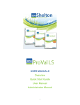 SDS ProVal LS User Manual