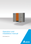 Operation and installation manual