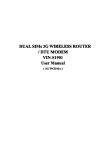 DUALSIMs 3G WIRELESS ROUTER / DTU MODEM VIN