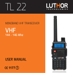 USER MANUAL - Luthor Technologies