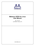 Mellanox OFED Linux User`s Manual