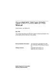 OpenVMS RTL DECtalk (DTK$) Manual