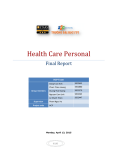 Health Care Personal