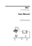 NIC709 User`s Manual