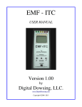 EMF-ITC Manual - Digital Dowsing