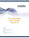 OnviCord Web User`s Guide Version 5