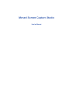 Movavi Screen Capture Studio User`s Manual
