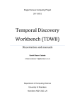 Temporal Discovery Workbench (TDWB)