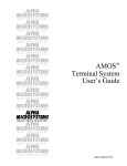 AMOS Terminal System User`s Guide