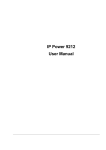 IP Power 9212 User Manual