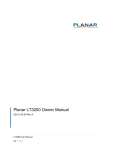 Planar LookThru LT3200 User Manual