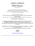 Agfa Ansco folding camera, PB20 Plenarx user manual, instruction