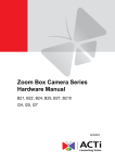 Zoom Box Camera Series Hardware Manual