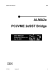 ALMA2e PCI/VME 2eSST Bridge User Manual