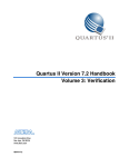 The Quartus Handbook Volume 3: Verification