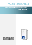 GSM/GPRS/GPS WorldTracker Enduro Pro User Manual