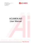 ACUMEN AiD User Manual