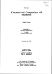 Computerized Compendium Of Standards