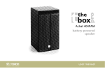 Achat 404PAM battery-powered speaker user manual