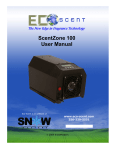 ScentZone 100 User Manual - Global Special Effects Resources