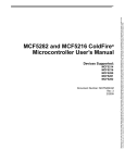 MCF5282 and MCF5216 ColdFire Microcontroller User`s Manual