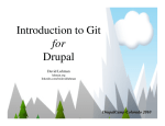 Introduction to Git for Drupal