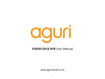 Aguri Vision DX10 DVR User Manual