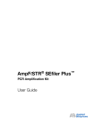 AmpFlSTR ® SEfiler Plus ™ PCR Amplification Kit