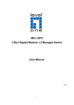 MSL-3S79 3-Slot Gigabit Modular L2 Managed Switch User Manual