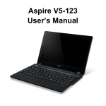 Aspire V5-123 User`s Manual