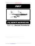 `707 Captain` FLIGHT MANUAL Part III – Operations