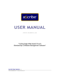 USER MANUAL - Ascribe Data Systems