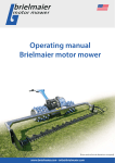 brielmaier Operating manual Brielmaier motor mower brielmaier