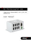 MU-Thermocouple1 CAN - User Manual