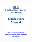 OCS Quick Users Manual