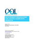DATA PRODUCT SPECIFICATION FOR